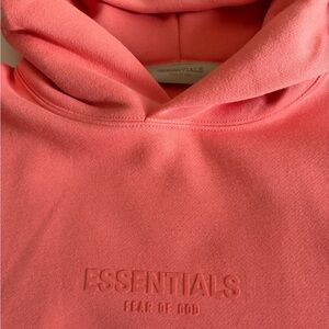 Essentials Vibrant Coral Sweatshirt